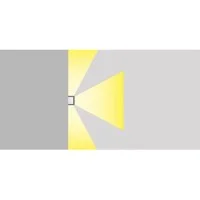 PAN EST169 Connection Applique Lampada Parete Grigio emissione