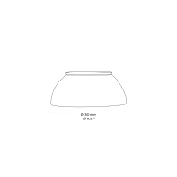 Artemide replacement diffuser for Alfa