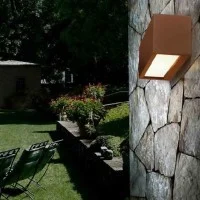 PAN EST168 Connection Applique Wall Lamp Rust double light