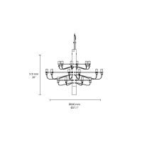 Flos 2097/18 lampada a sospensione