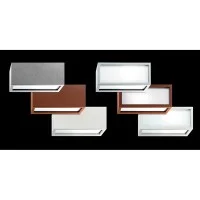 PAN EST167 Connection Applique Lampada Parete Grigio doppia