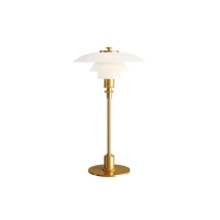 Louis Poulsen PH 2/1 Lampada da Tavolo in Vetro Bianco