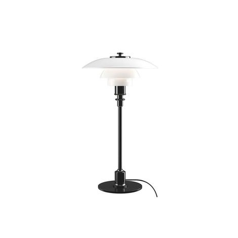 Louis Poulsen PH 2/1 Table Lamp White Glass