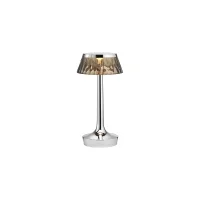 Flos Bon Jour Unplugged battery lamp chrome-fume