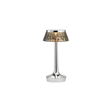 Flos Bon Jour Unplugged battery lamp chrome-fume