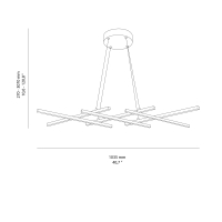 Maytoni Halo suspension lamp