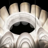 Slamp Fiordlys Round suspension lamp