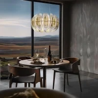 Slamp Fiordlys Round suspension lamp