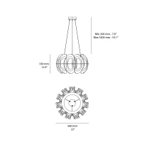 Slamp Fiordlys Round lampada a sospensione