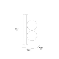 Ideal Lux Ping Pong AP2 wall lamp