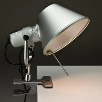 Artemide Tolomeo Pinza LED Alluminio Lampada da Tavolo Parete