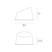 Verpan poltrona Panto Pop