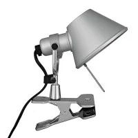 Artemide Tolomeo Pinza Alluminio Lampada da Tavolo Parete