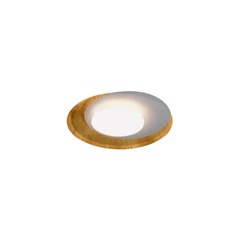 Cattaneo Cleo Oro lampada da parete e da soffitto