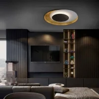 Cattaneo Cleo Oro lampada da parete e da soffitto