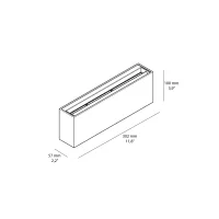 Lombardo Dodo 300 lampada da parete led ip54
