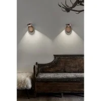 Lodes Pin Up LED Applique Wall or Ceiling Lamp Coppery Bronze