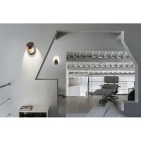 Lodes Pin Up LED Applique Wall or Ceiling Lamp Coppery Bronze