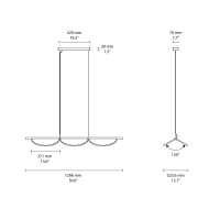 Flos Almendra Linear S3 suspension lamp