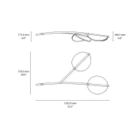 Flos Almendra S2 Y Short suspension lamp Flos Almendra S2 Y Short suspension lamp