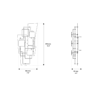 DCW Collection Dormael Map 2 wall lamp