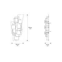 DCW Collection Dormael Map 2 wall lamp DCW Collection Dormael Map 2 wall lamp