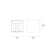Isyluce Hotshot bi-emission wall lamp for outdoor