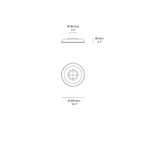 Lumen Center Zero ceiling lamp