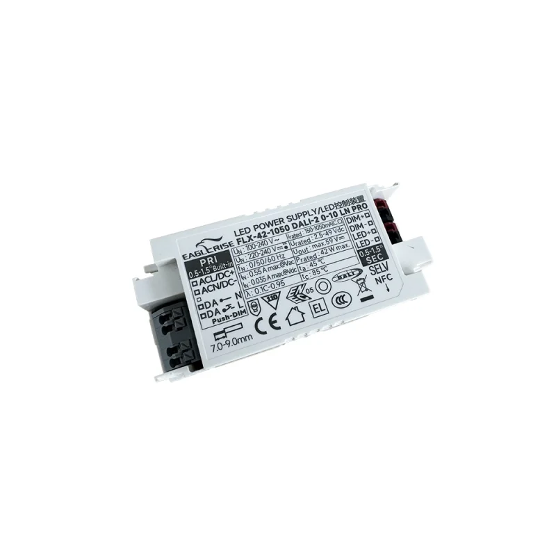 Alimentatore LED 42W 150-1050mA DALI 0-10V PUSH dimmerabile Alimentatore LED 42W 150-1050mA DALI 0-10V PUSH dimmerabile