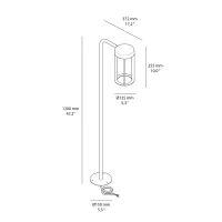 Lombardo Lula Stelo outdoor bollard