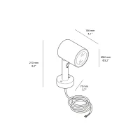 Lombardo Ago Plus Wall outdoor led spotlight