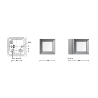 BEGA Applique Multiple Emission Ceiling lamp LED IP65 For