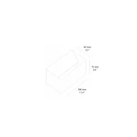 Beneito Faure Tron biemission wall lamp