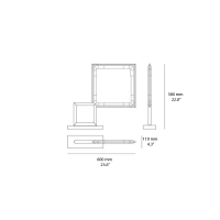Lumen Center Quadro table lamp
