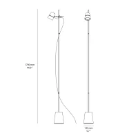 Luceplan Counterbalance Floor Lamp