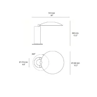 Lumen Center Washington table lamp