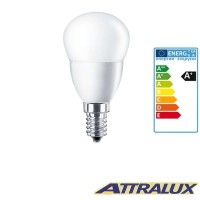 Attralux LED E14 3.2W-25W 2700K 250lm Opalina Luce Calda