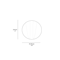 Zafferano Sirio wall lamp