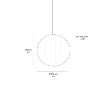 Zafferano Sirio suspension lamp