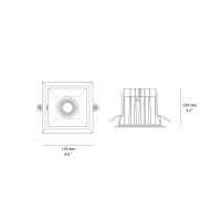 iGuzzini Laser Blade XL Minimal fixed recessed spotlight for indoor use