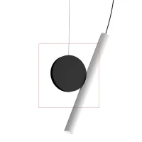 Luceplan A05/2 only counterweight for doi lamp