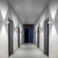 Lodes Nautilus Applique LED Lampada da Parete Cromo