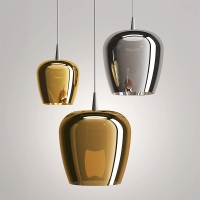 Zafferano Bilia 230v Nude suspension lamp