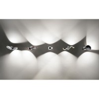 Lodes Nautilus Applique LED Lampada da Parete Cromo