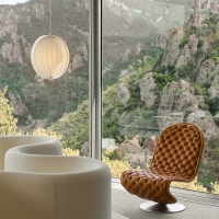 Verpan Moon Opal suspension lamp