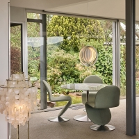 Verpan Moon Opal suspension lamp