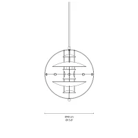 Verpan VP Globe 40 lampada da sospensione