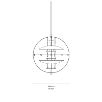 Verpan VP Globe 40 suspension lamp