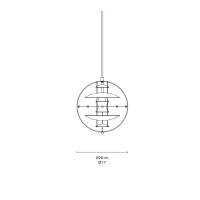Verpan VP Globe 28 lampada da sospensione