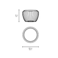 Vibia Meridiano 4710 lampada da terra per esterno